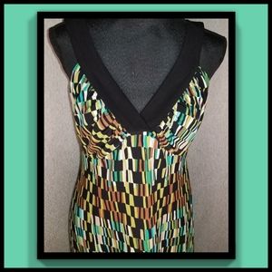 Tiana B.*Petite Geometric Patterned Summer Dress